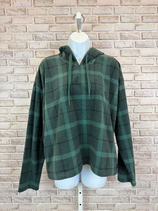 Oneil Sweatshirt, Green plaid, Medium, Used - Excellent