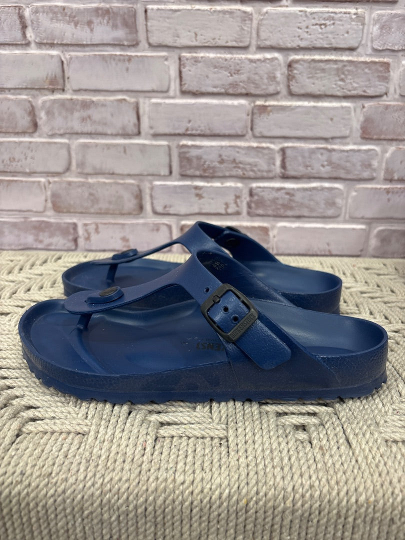 Birkenstock Sandals, Navy, 7, Used - Good