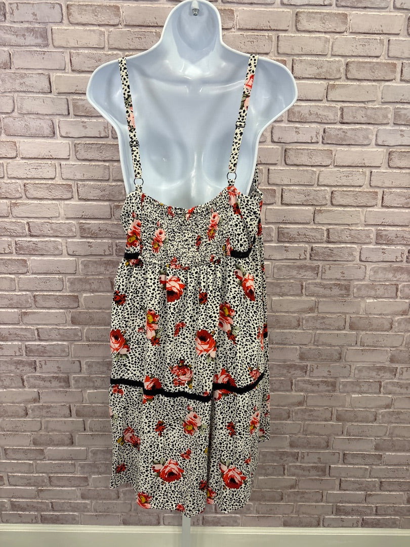 Torrid Dress, Black/white floral, 2, Used - Good