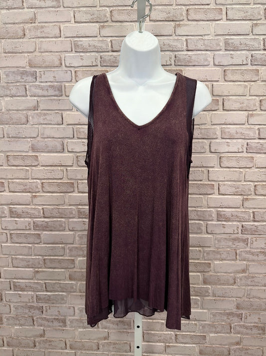 Grace & Lace Tank, Purple, Large, New With Tags