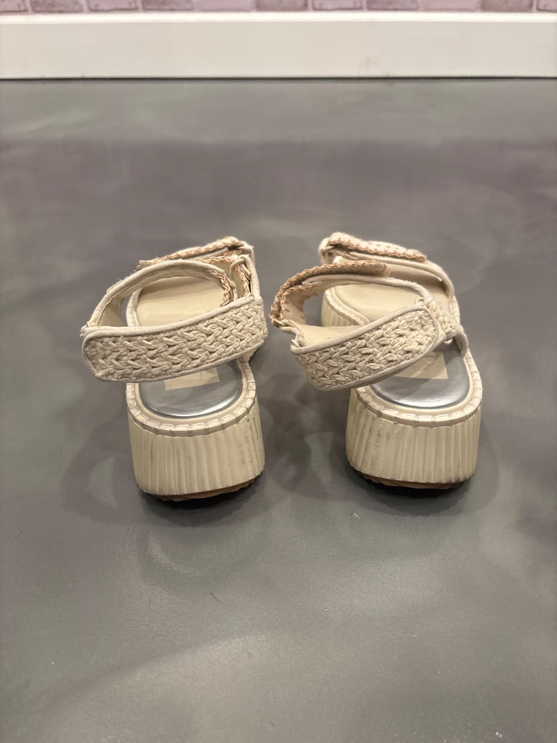 Dolce Vita Sandals, Cream, 7, Used - good