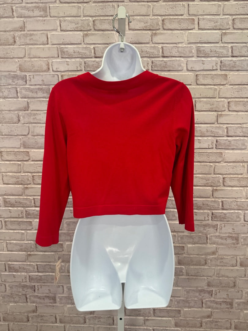 Dressbarn Cardigan, Red, 8, New With Tags