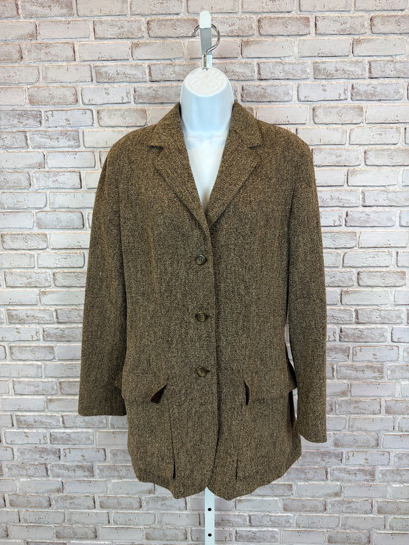 Ann Taylor Blazer, Brown, 8, Used - Excellent
