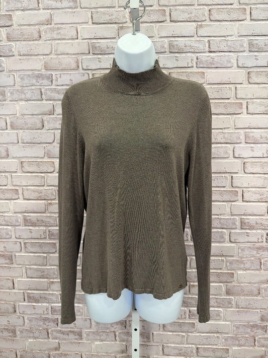 T Tahari Sweater, Brown, Large, Used - Good