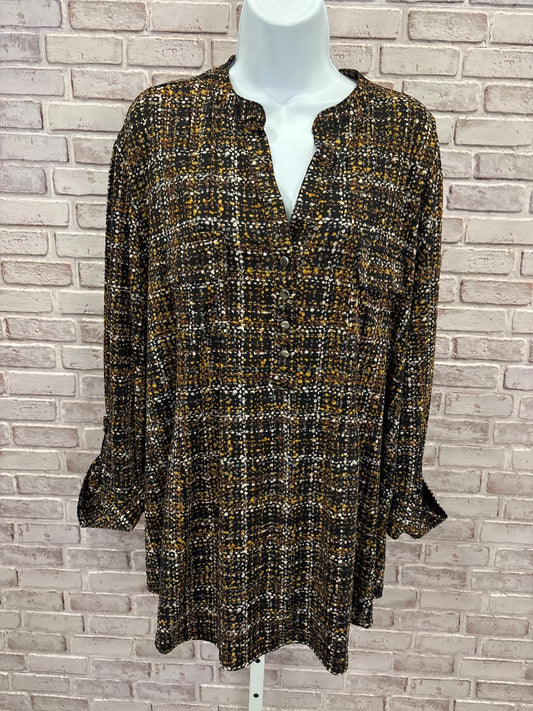 Ava and grace Shirt, Multi, 3XL, Used - Good