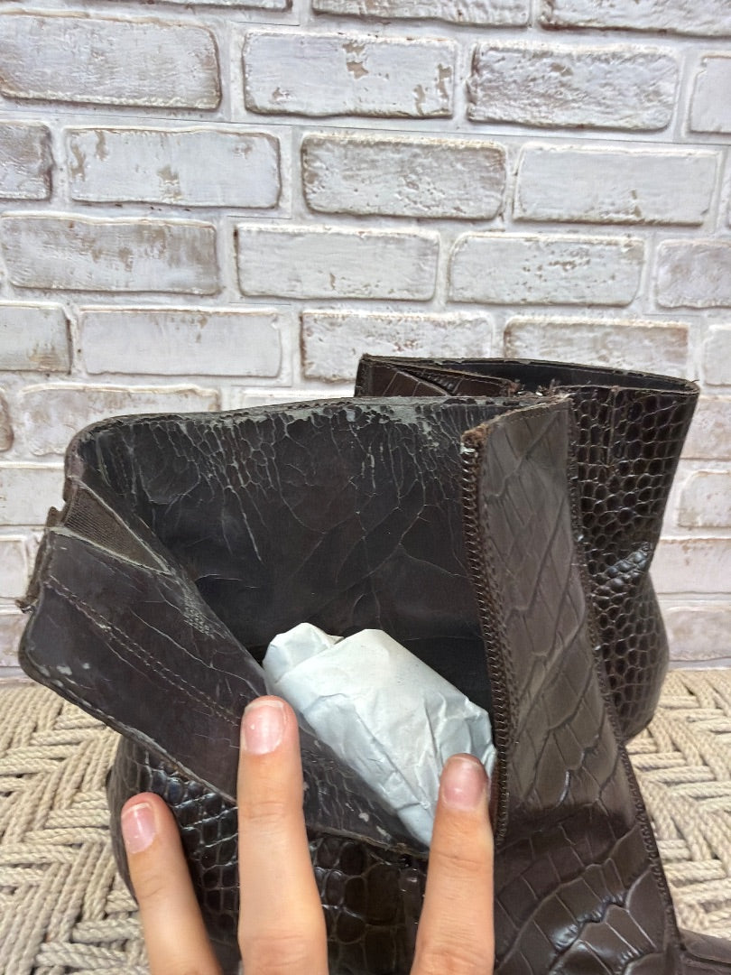 Audrey Brookes Booties, Brown, 8.5, Used - Good