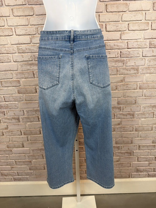 Gloria Vanderbilt Jordyn Capris, Denim, 12, Used - Excellent