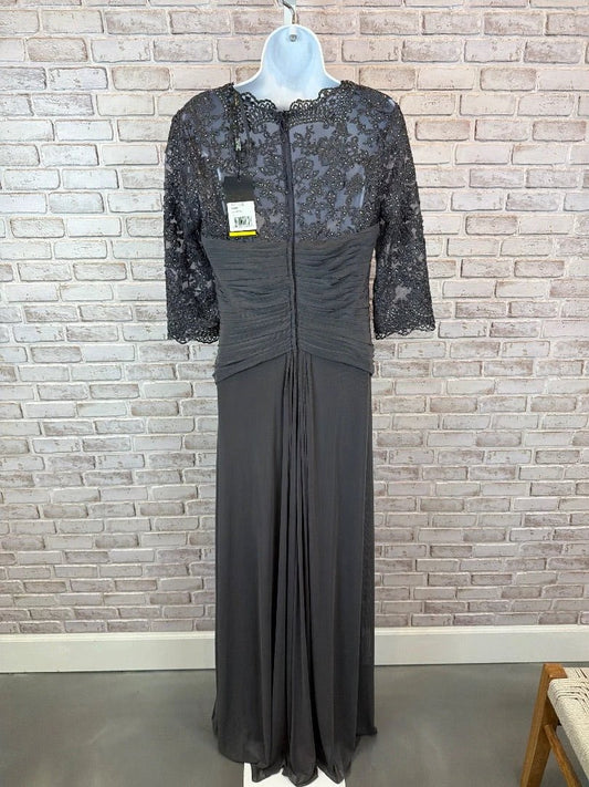 La Femme Dress – La Femme Dress, Grey, 10, New With Tags