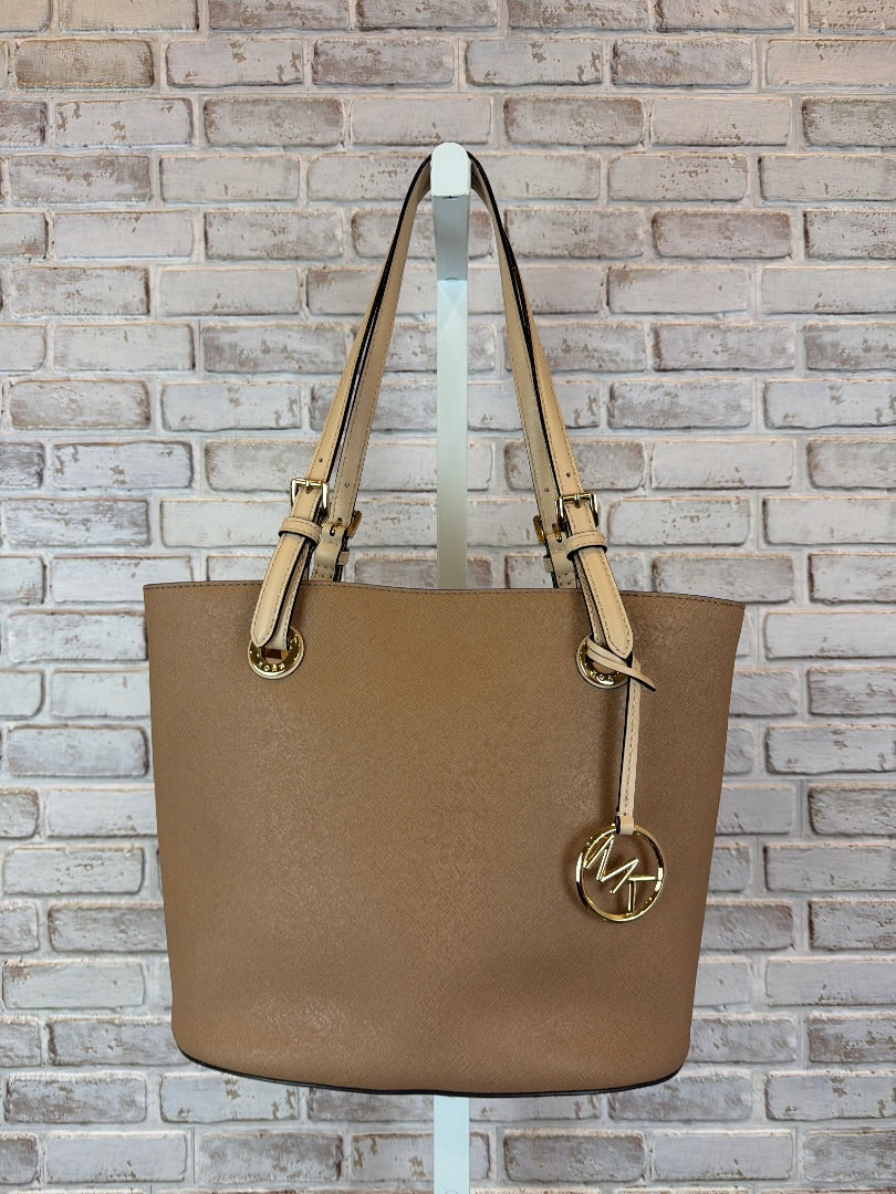 Michael Kors Handbag, Beige, One Size, Used - Good