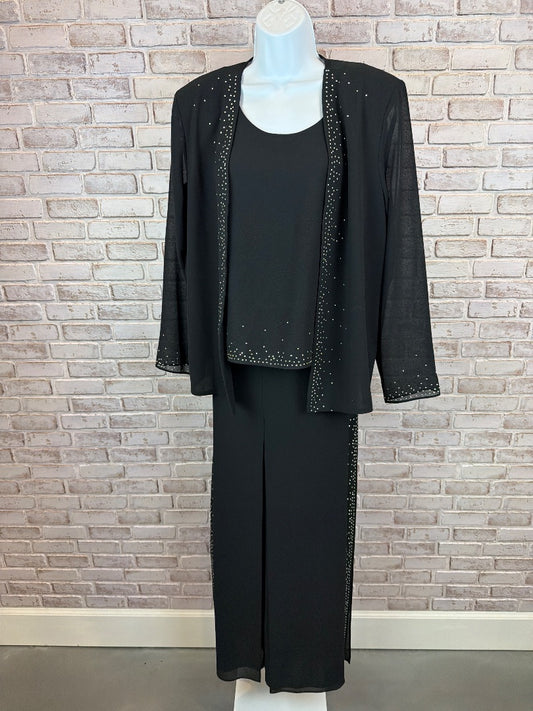 R&M Richards Matching Clothing Set, Black, 12, New With Tags