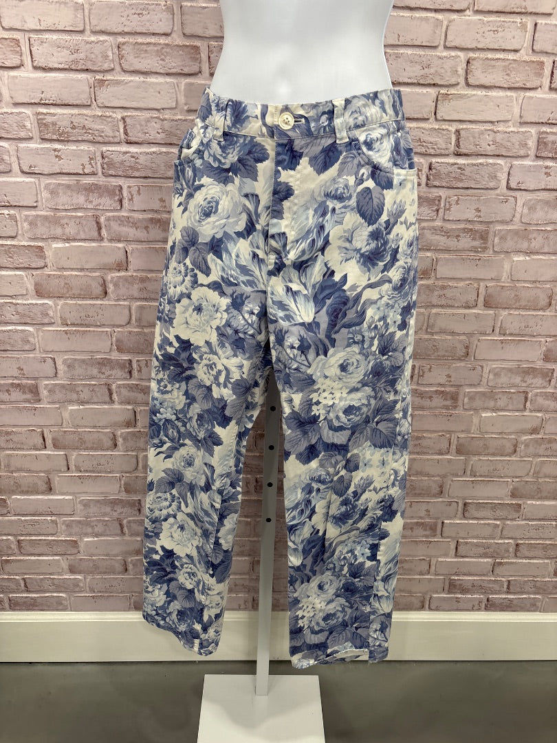 Ralph Lauren Pants, Blue/white, 10, Used - Good