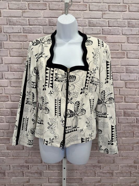 Joseph Ribkoff Jacket, white/black, 12, Used - Good
