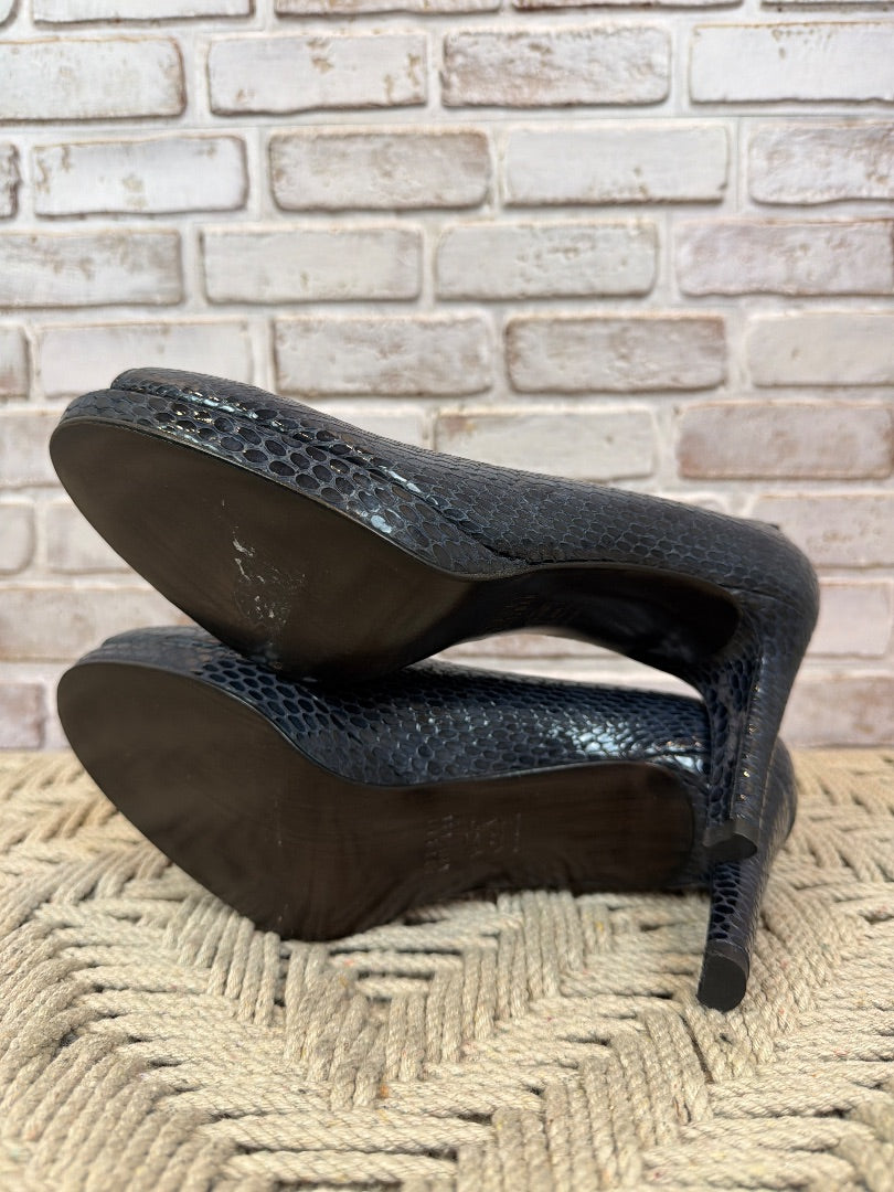 Stuart Weitzman Heels, Blue, 10, Used - Excellent