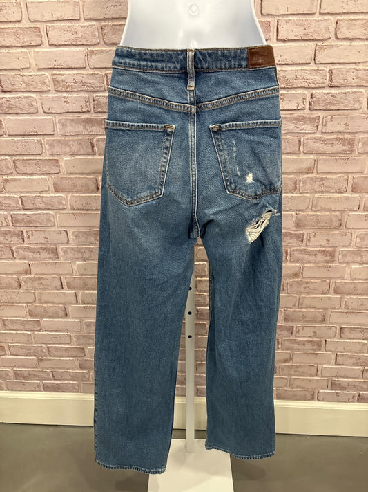 Hollister Ultra High Rise Dad Jeans, Denim, 9, Used - Good