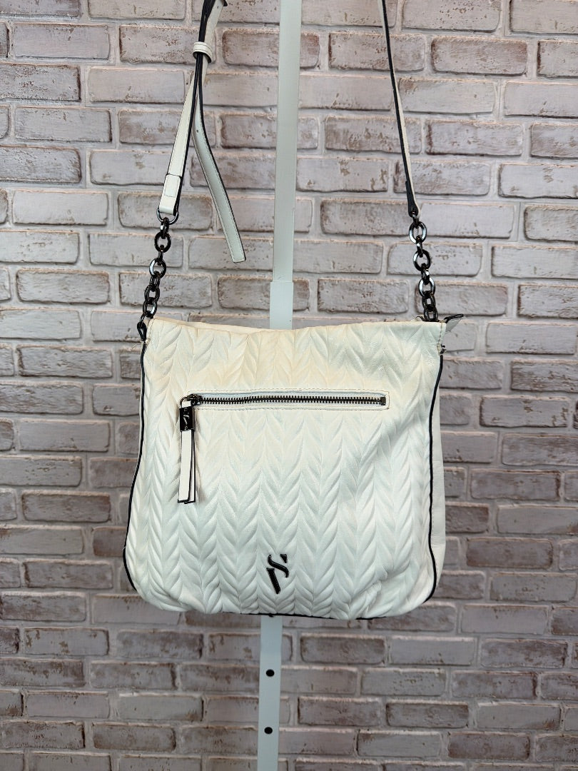 Simply Vera Crossbody, White, One Size, Used - Good