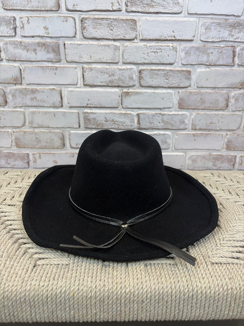Stetson Cowgirl hat, Black, Medium, Used - Good