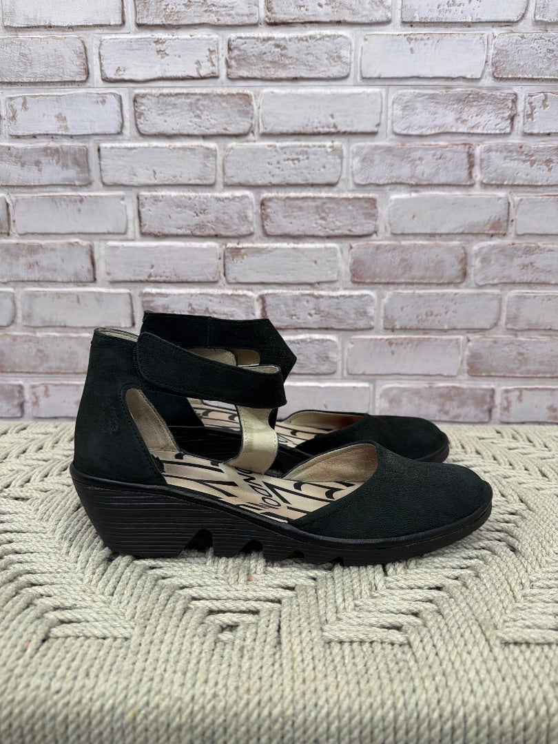 Fly London Sandals, Black, 39, Used - Good