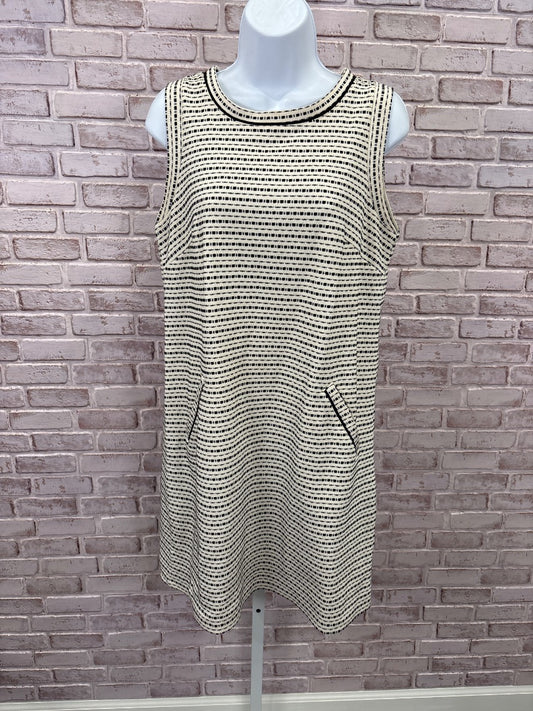 Loft Dress, Black/white stripes, Medium, Used - Good