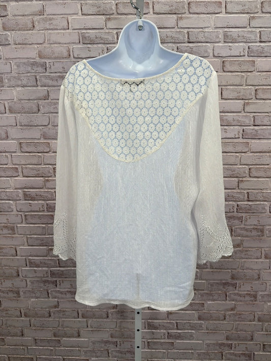 Figueroa & flower Shirt, White, Large, Used - Good