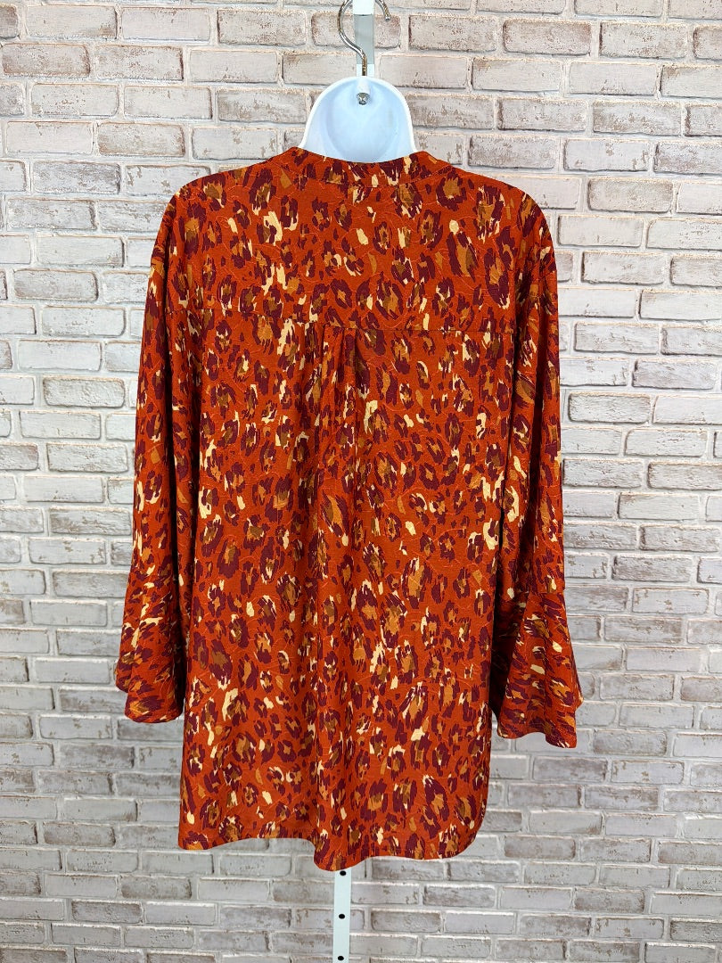 NY Collection Shirt, Multi, XXL, Used - Good