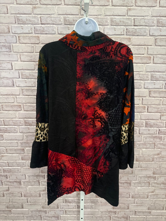 Caleoos Shirt, Black/red multi, Large, Used - Good