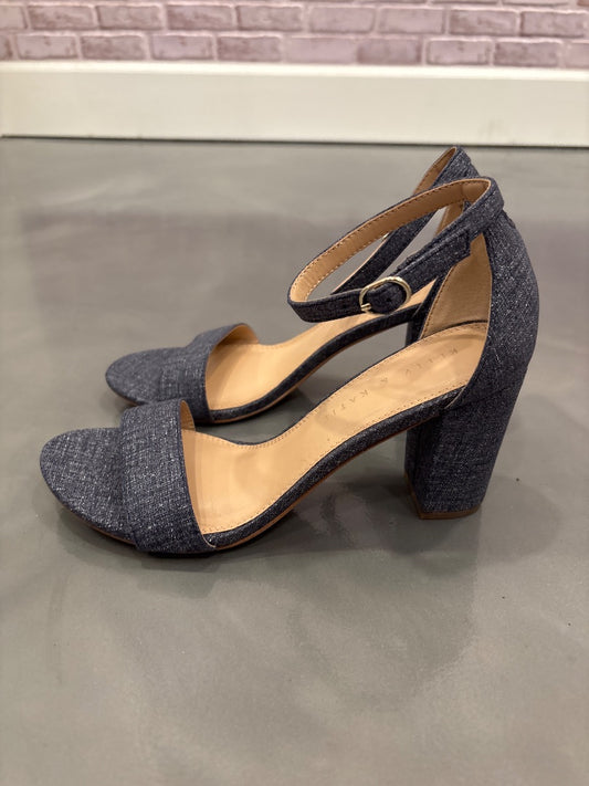 Kelly & Katie Heels, Denim, 7, Used - Good