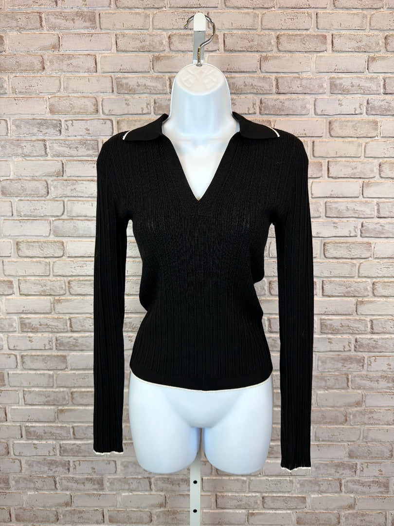 Madewell Shirt, Black/white, Small, Used - Good