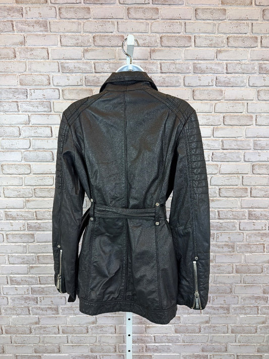 Michael Kors Leather Jacket, Black, Medium, Used - Good