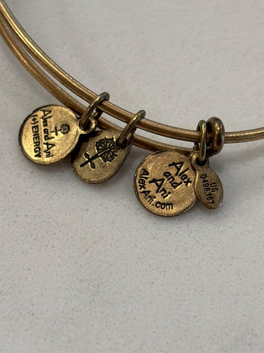 Alex & Ani Bracelet, Gold, One Size, Used - Good