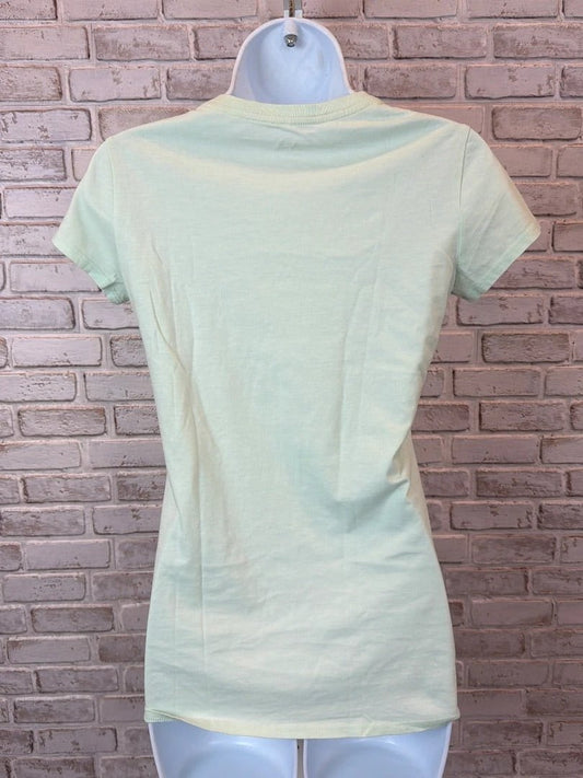 Armani Exchange Tee Shirt – Mint/Yellow, XS – New With Tags Condition