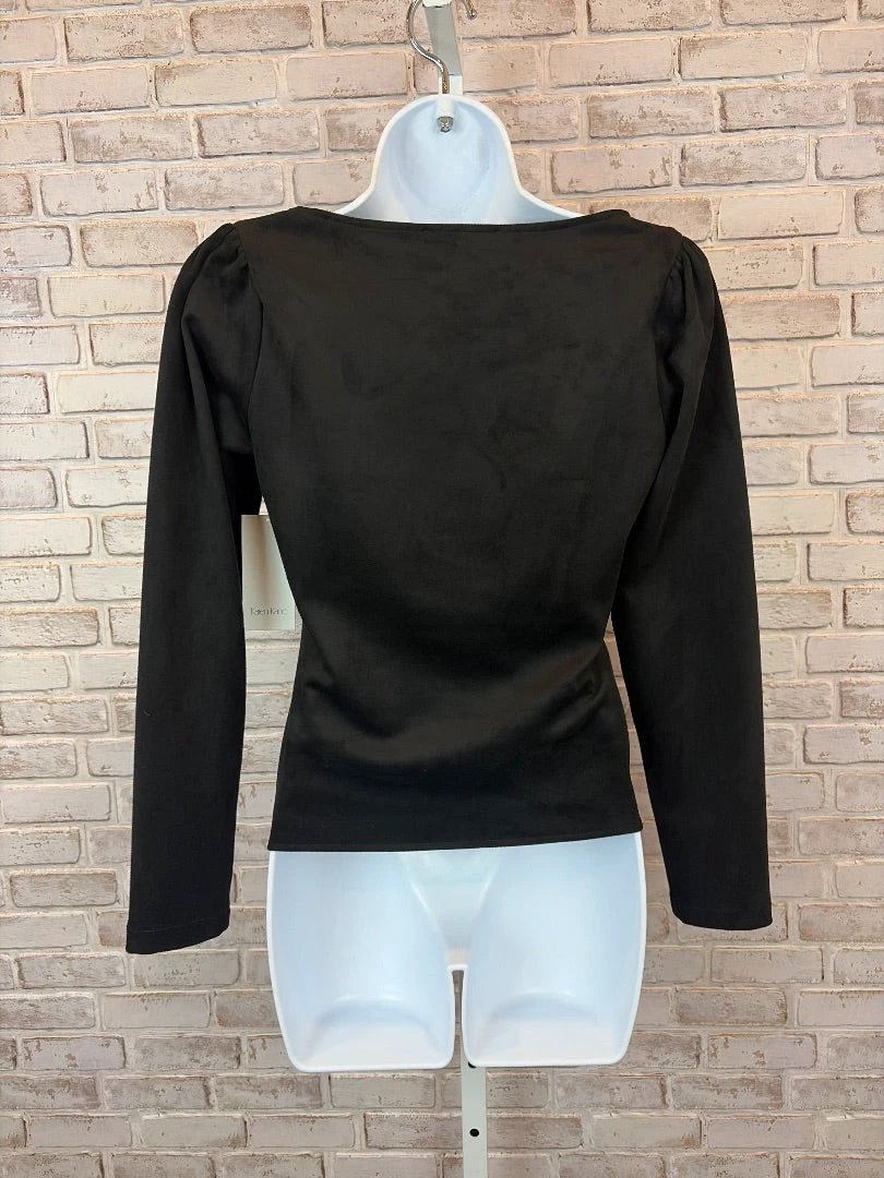 Karen Kane Top - Shirt – Karen Kane Shirt, Black, XS