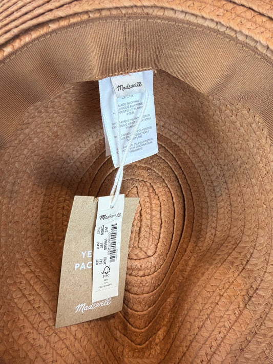 Madewell Hat, Tan/orange, S/M, New With Tags