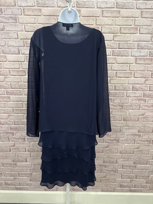 SL Fashions Dress, Navy, 16, New With Tags