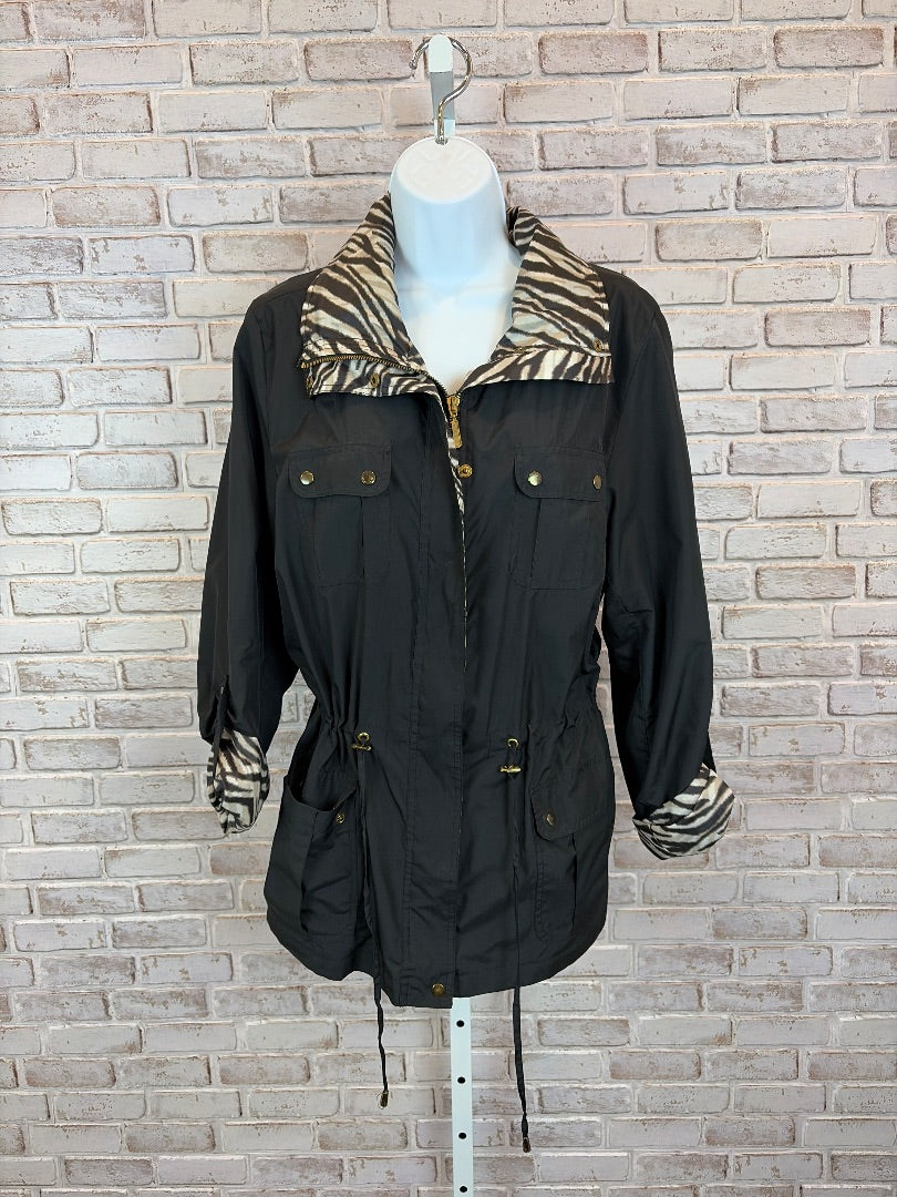JM Collection Jacket, Black multi, Used - Good