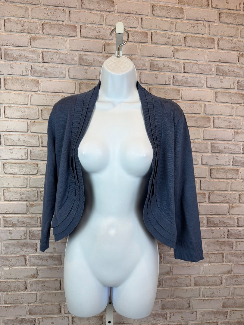 Ronni Nicole Cardigan, Blue, Small, Used - Good