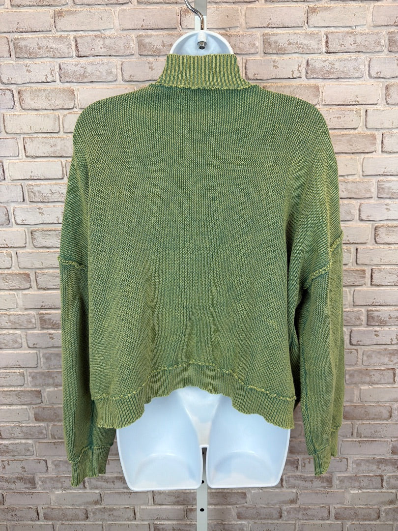 POL Cardigan, Green, Small, Used - Excellent