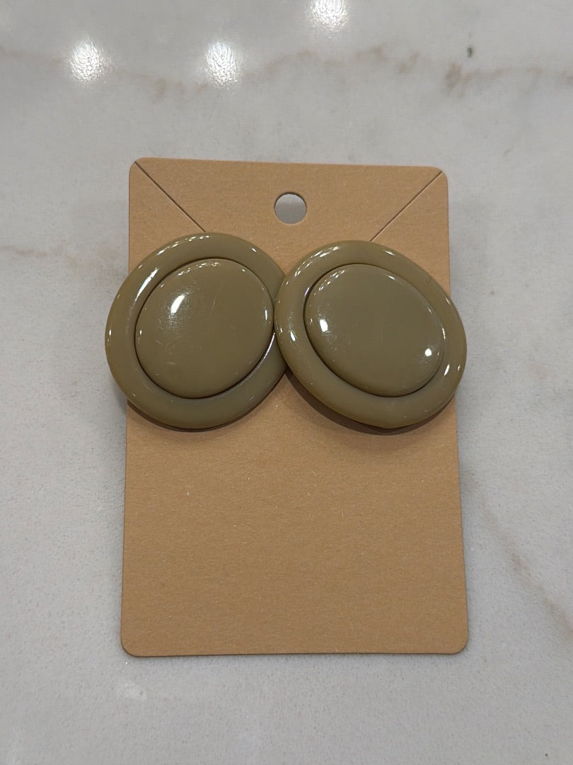 Various Earrings, Brown, One Size, Used - Good