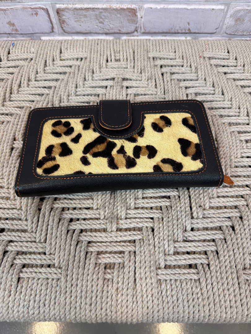 Leather Book Wallet, Multi, One Size, Used - Good