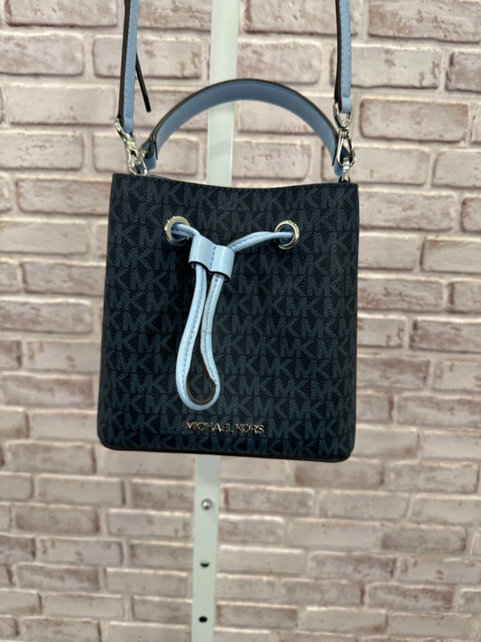 Michael Kors Crossbody, Blue monogram, One Size, Used - Good