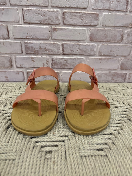 Crocs Sandals, Pink, 8, Used - Good