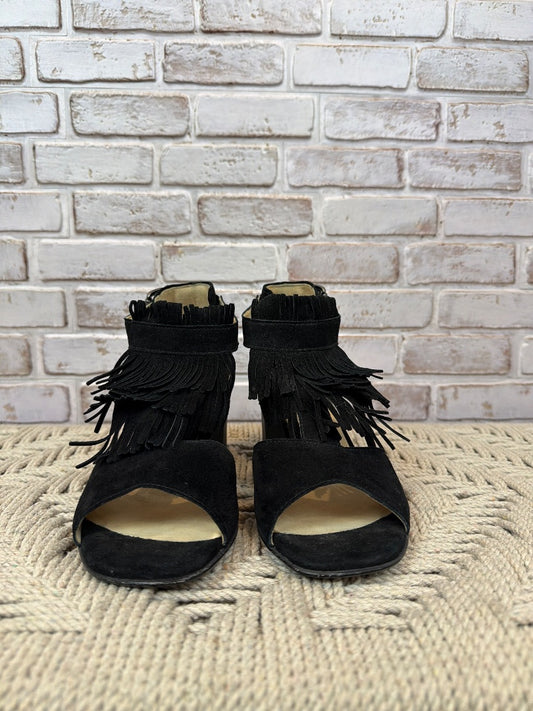 Gabor Fringe Heels, Black, 5, Used - Excellent