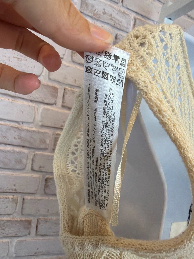 Zara Top - Tank – Zara Crochet Tank top, Cream, Small, New With Tags