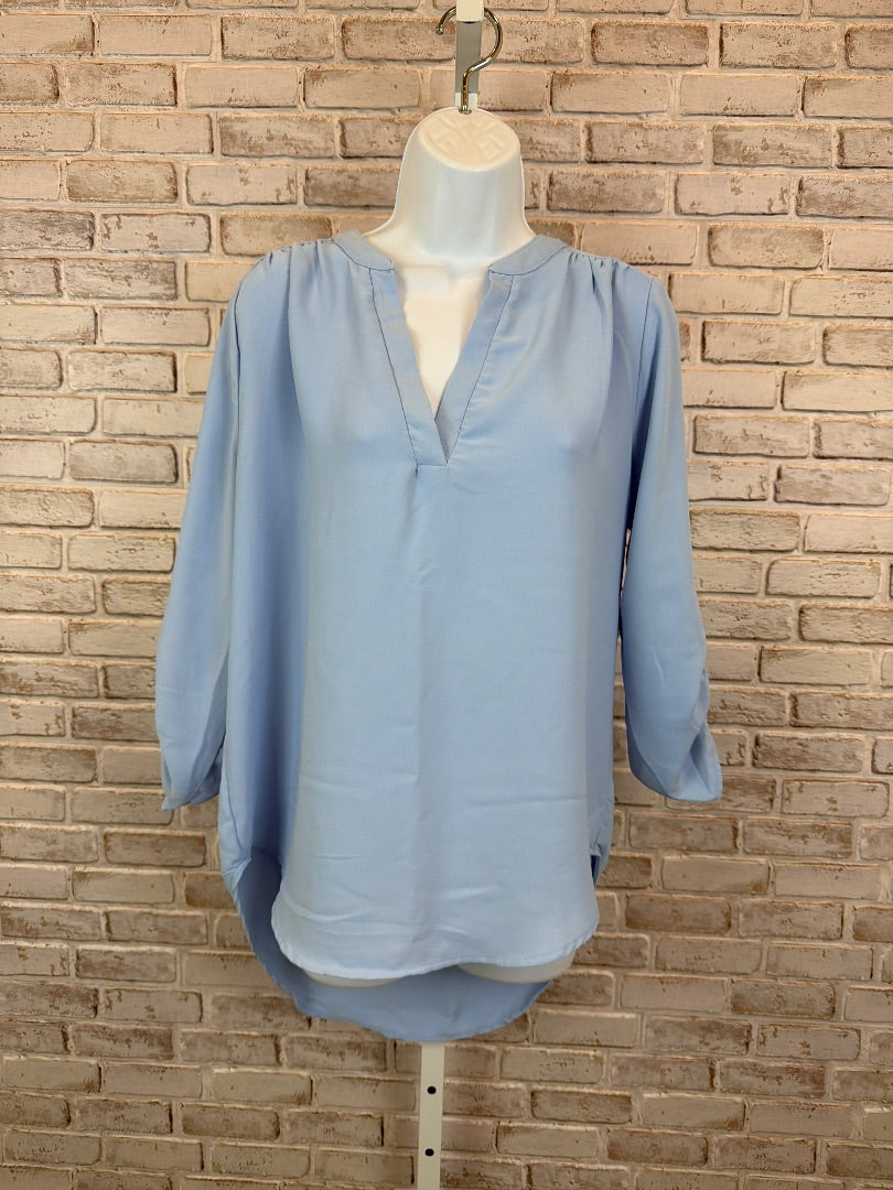 Zenana Shirt, Blue, Small, Used - Good