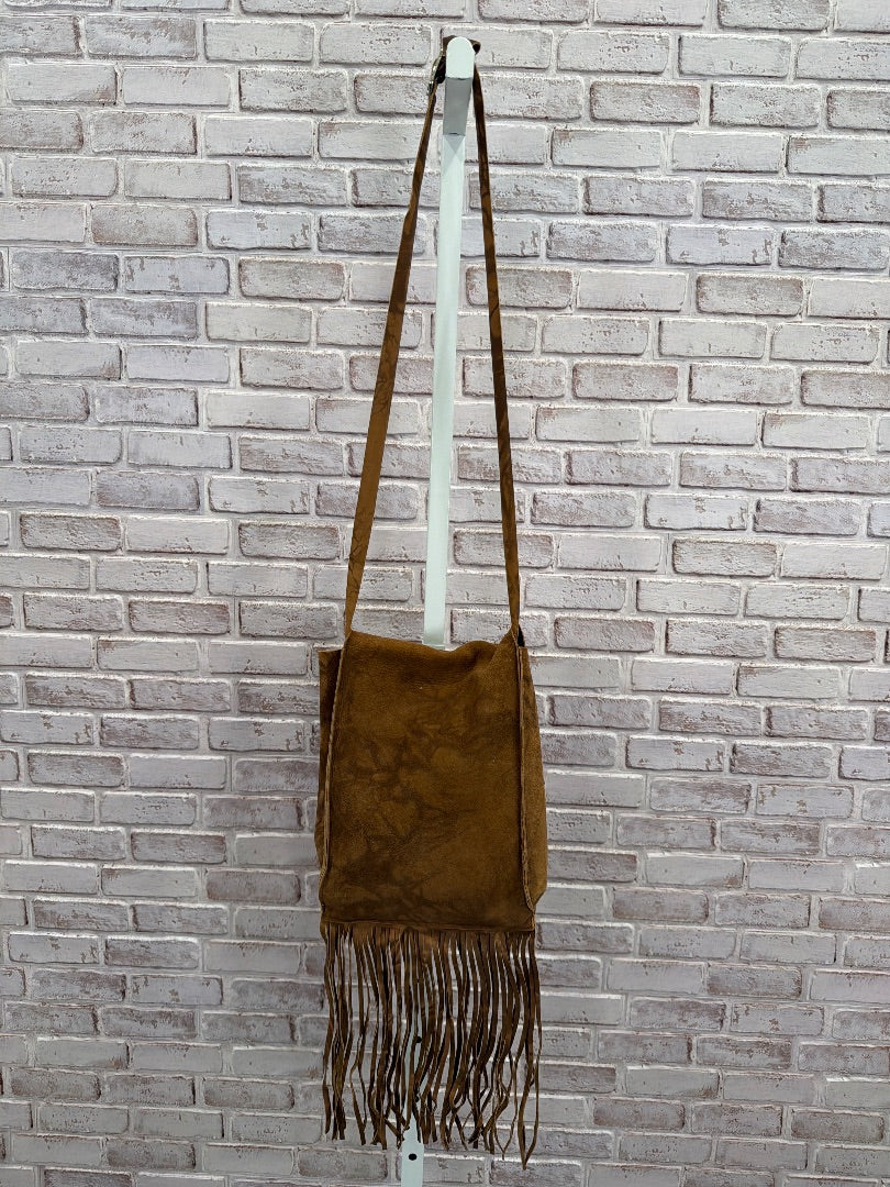 Saks Fifth Avenue Crossbody, Tan, One Size, Like New