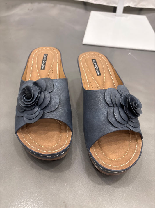 Good choice Sandals, Blue, 7.5
