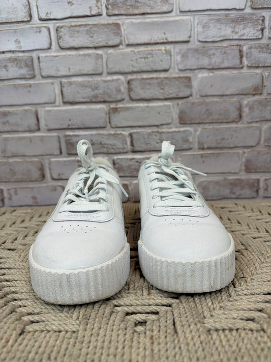 Puma Sneakers, White, 9, Used - Good