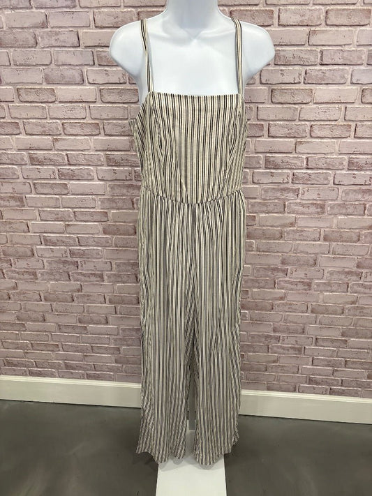 Lily Rose Jumpsuit, Stripes, Medium, New With Tags - Chill Boutique Consignment