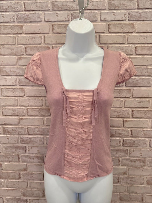 Nannette Lepore Shirt, Mauve, Small, Used - Good - Chill Boutique Consignment