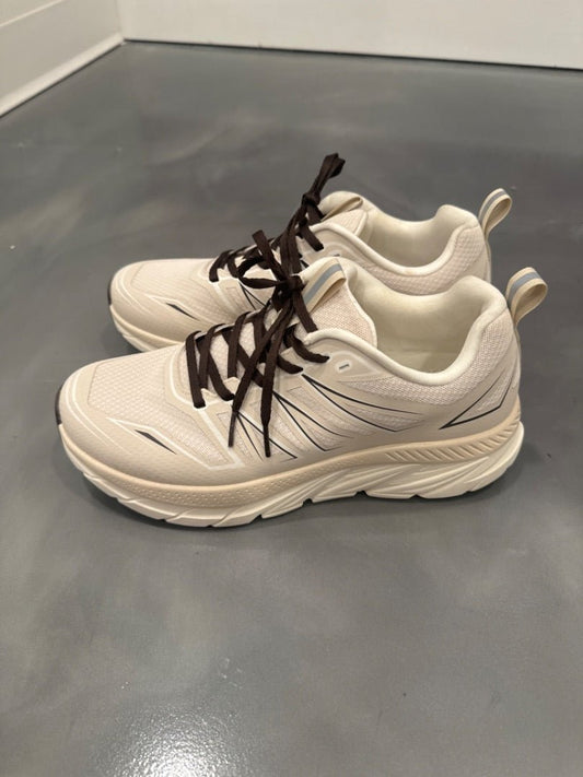 Nortiv Sneakers, Off white & brown, 11, Used - Good - Chill Boutique Consignment