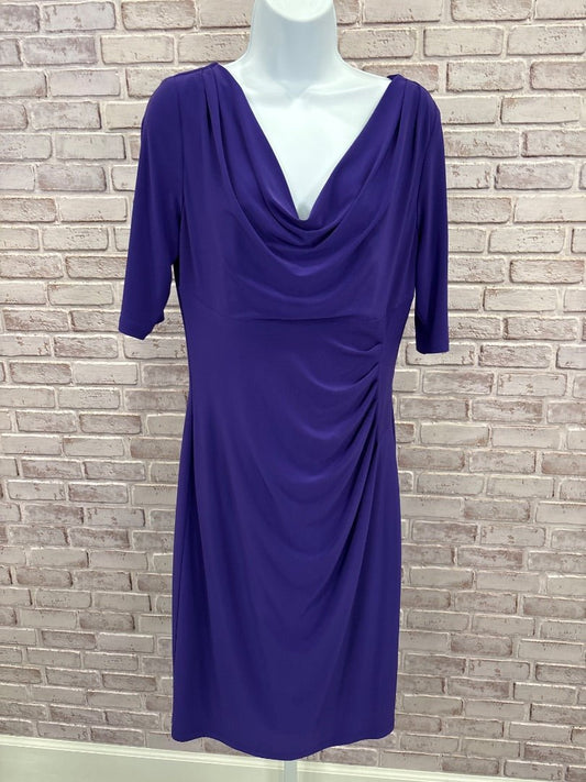 Ralph Lauren Dress, Purple, 12, Used - Good - Chill Boutique Consignment